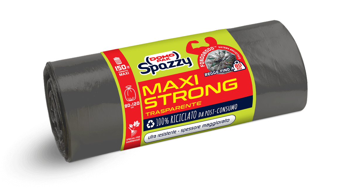 Sacchi-spazzatura-maxistrong-trasparente-con-fondonodo-100riciclato-150lt_dk-spazzy